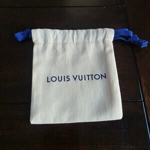 New Louis Vuitton drawstring Jewelry dust bag